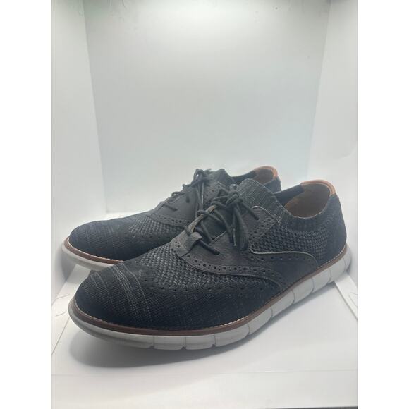 Johnston & Murphy Holden Knit Wingtip Mens Memory Foam Size 8.5 Business Casual - Picture 9 of 9